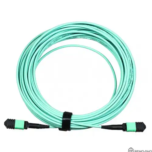 Оптический патч-корд MPO-MPO, 12 волокон, OM3, тип B, 30 м