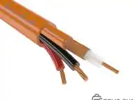 Комбинированный кабель КВК-П-2 2x0.75 для систем видеонаблюдения