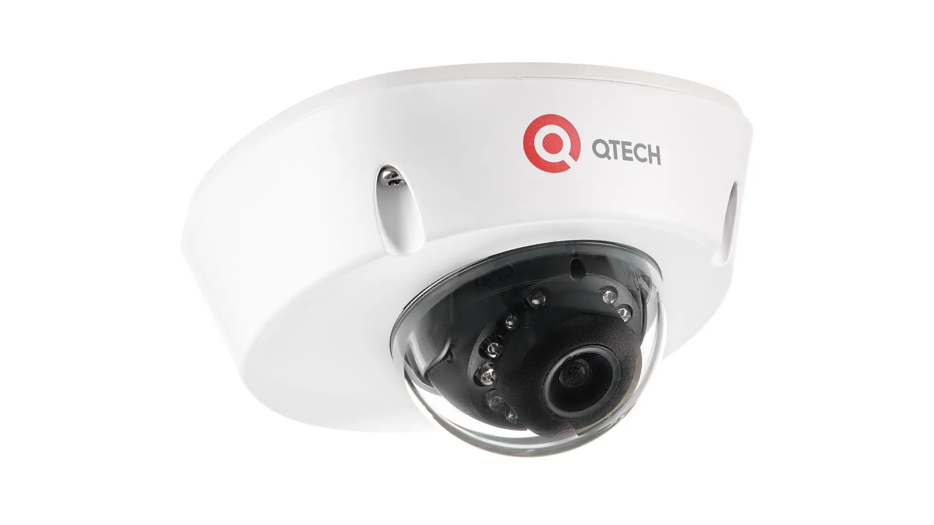 Купольная IP-камера QTECH QVC-IPC-203PAS для наружного видеонаблюдения