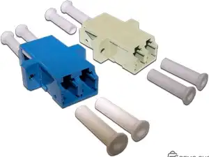 Дуплексный оптический адаптер LC для многомодового волокна OM4 фото 2