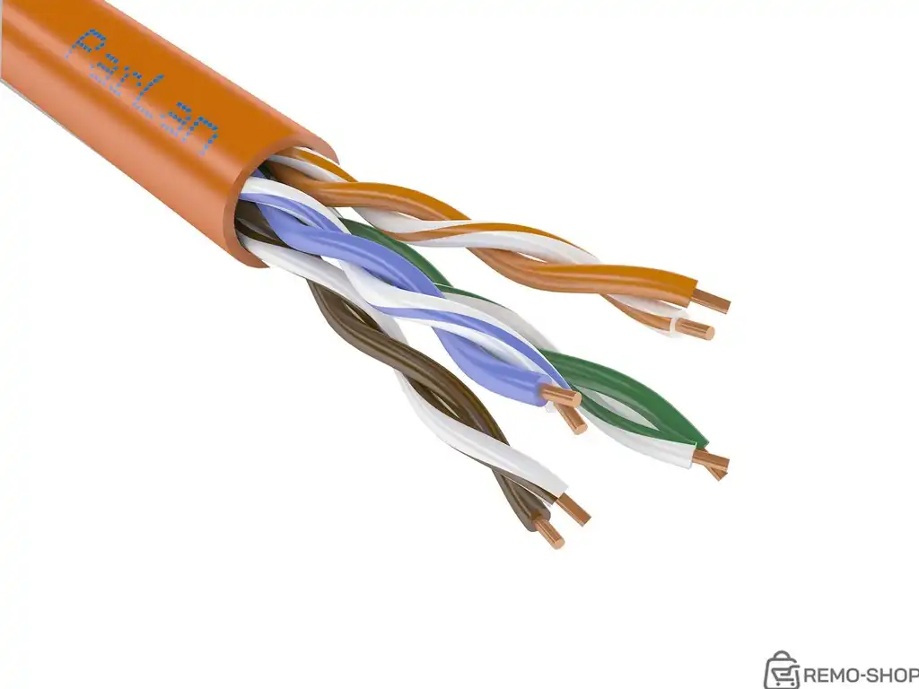 Патч-корд U/UTP Cat5e 4 пары, оранжевый, 26 AWG, LSZH