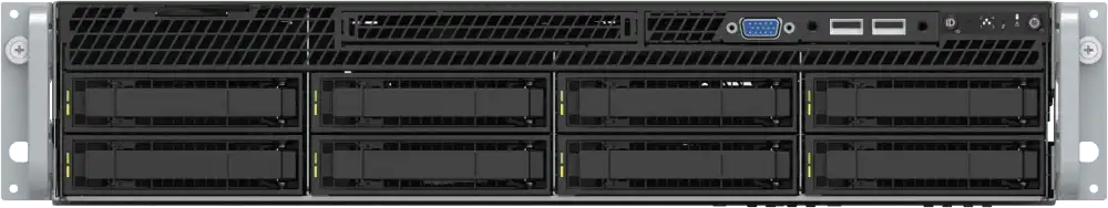 Стойкий 2U сервер YADRO X2-200 с двумя процессорами Intel Xeon Silver фото 3