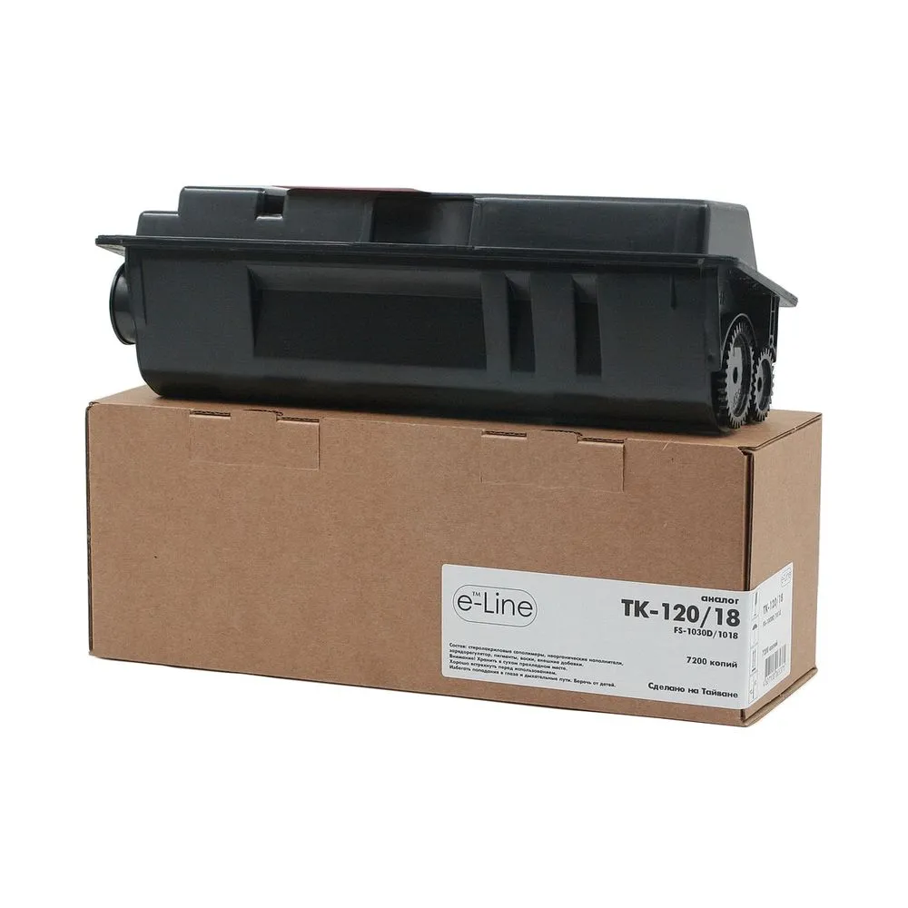 Тонер-картридж e-Line TK-120 для Kyocera FS-1030/FS-1018 (чёрный)