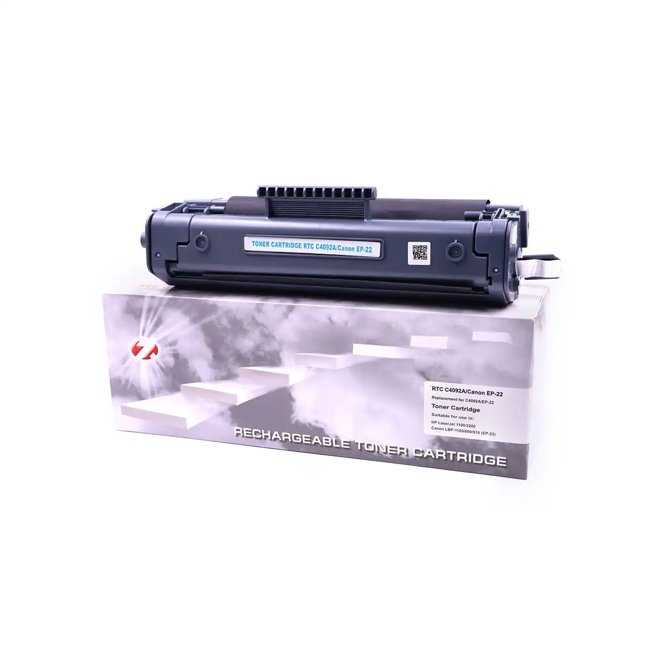 Универсальный тонер-картридж C4092A/EP-22 чёрный для HP LaserJet 1100 и Canon LBP-1120