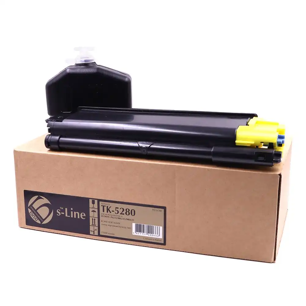 Тонер-картридж БУЛАТ s-Line TK-5280Y жёлтый для Kyocera ECOSYS P6235