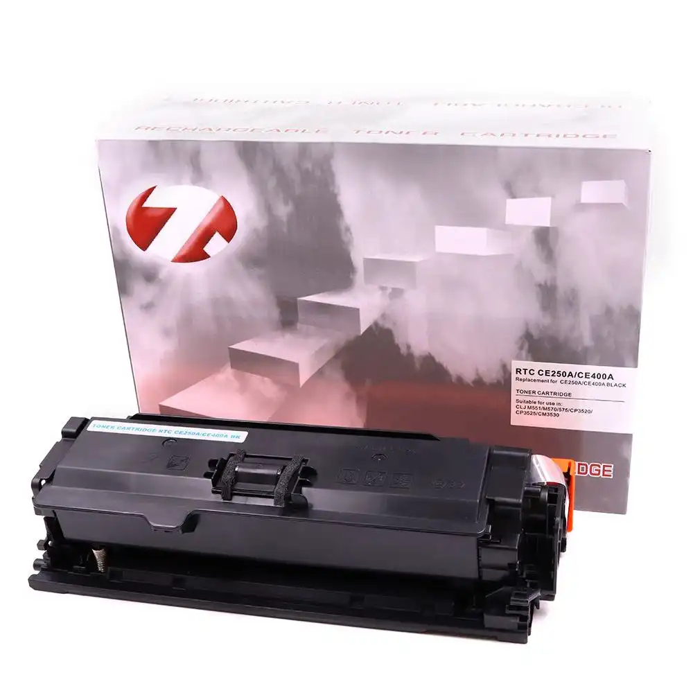 Совместимый черный тонер-картридж для HP Color LaserJet CP3525, M551 (CE250A/CE400A)