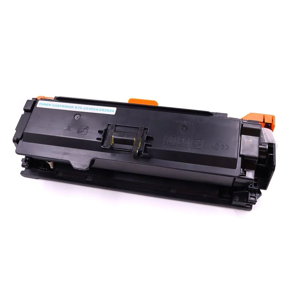 Тонер-картридж жёлтый для HP Color LaserJet CP3525, M551 (совместимый) фото 2