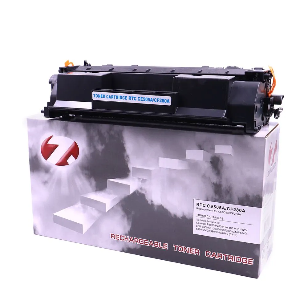 Универсальный чёрный тонер-картридж для HP LaserJet P2035, Pro M401, M425 и Canon LBP6300, MF5840