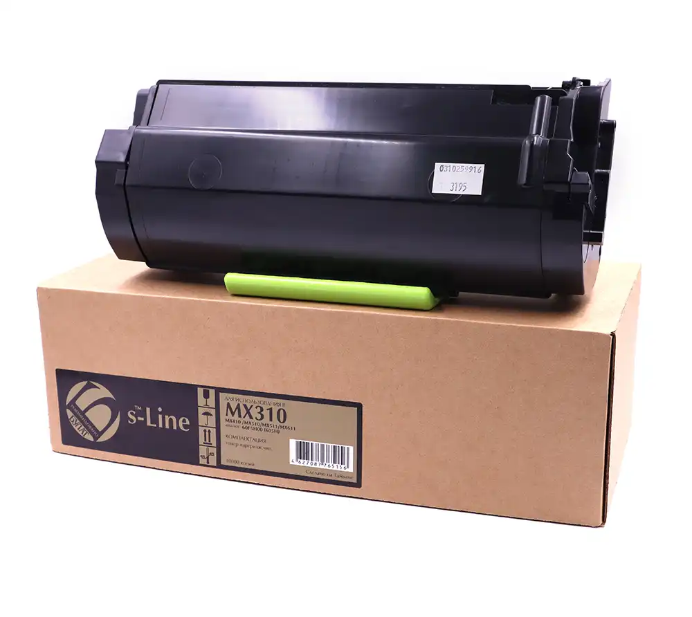 Тонер-картридж для Lexmark MX310/MX410 (чёрный, 10000 страниц)