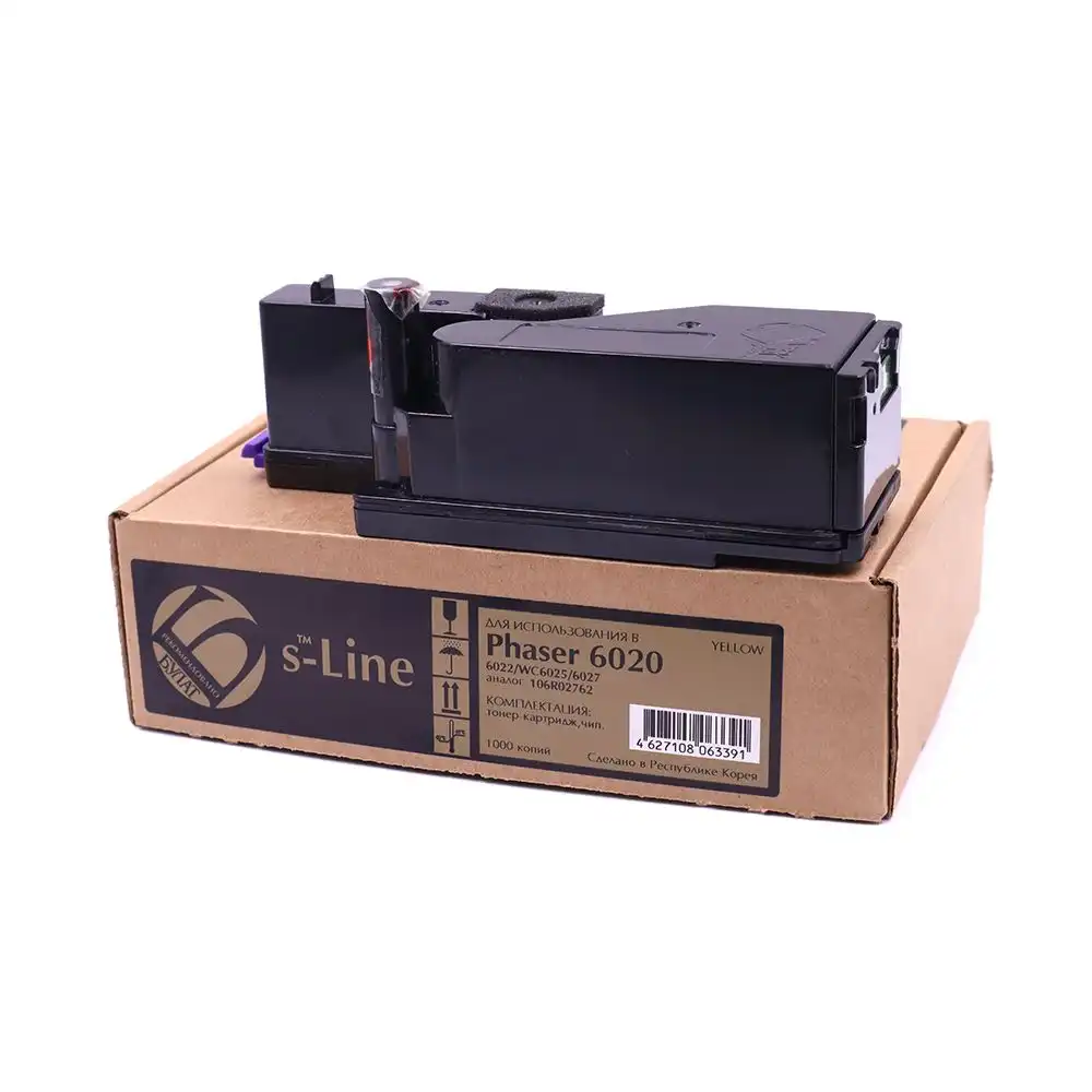 Тонер-картридж БУЛАТ s-Line жёлтый для Xerox Phaser 6020 и WorkCentre 6025