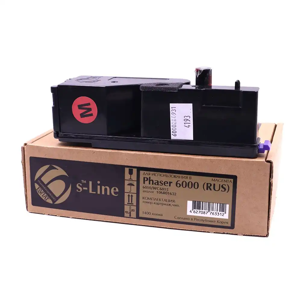 Тонер-картридж БУЛАТ s-Line пурпурный для Xerox Phaser 6000 и WorkCentre 6015