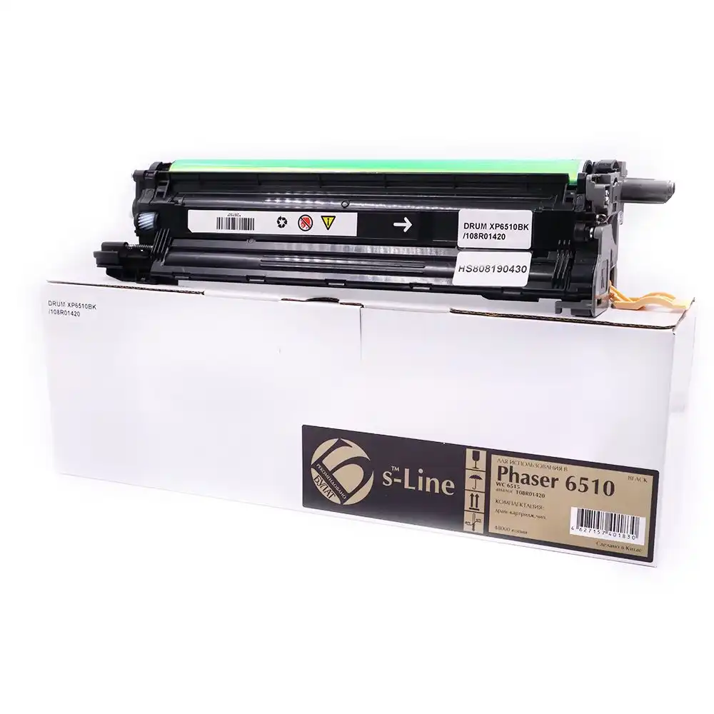 Драм-картридж для Xerox Phaser 6510 и WorkCentre 6515 (чёрный, 48000 страниц)