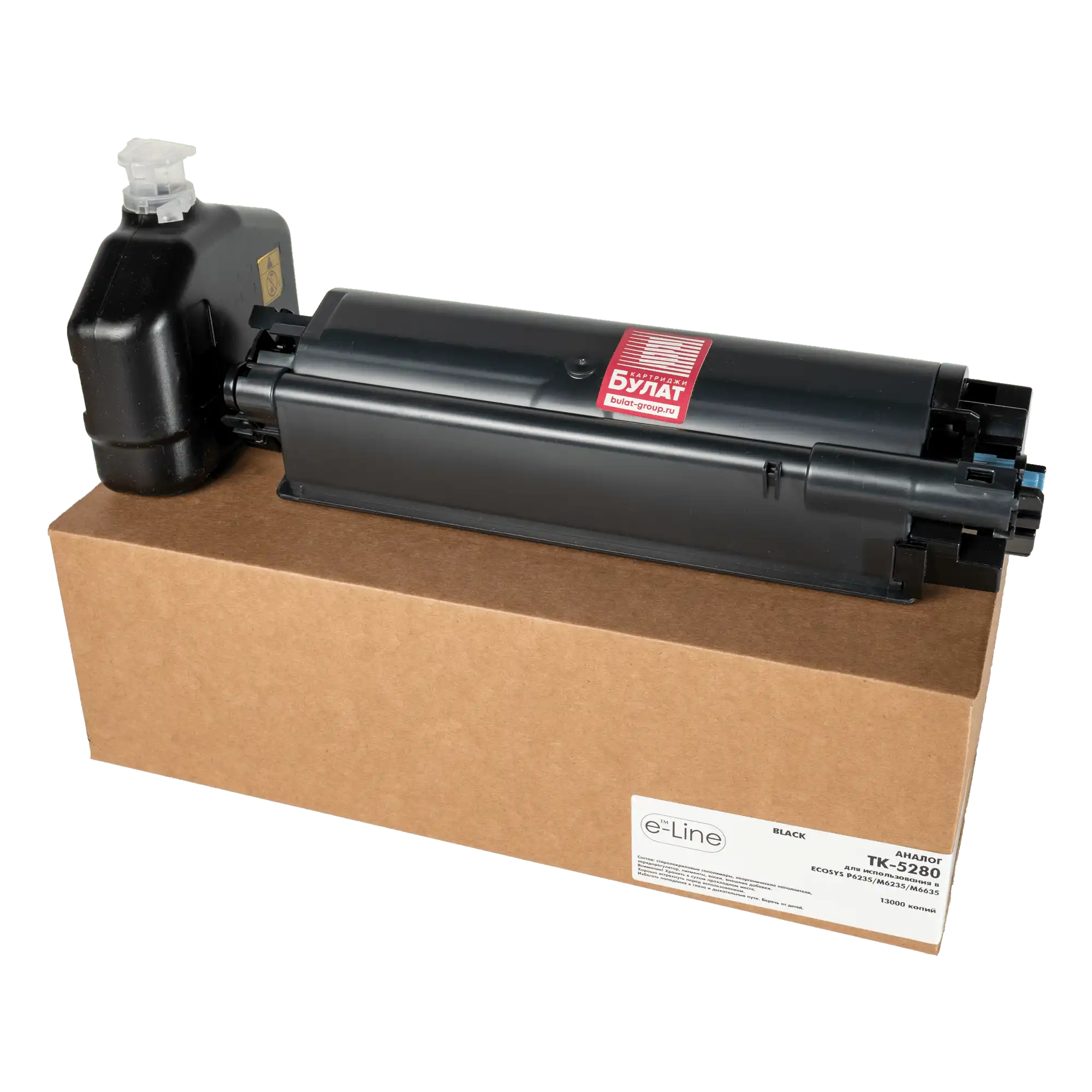 Тонер-картридж e-Line TK-5280K для Kyocera ECOSYS P6235 (чёрный)