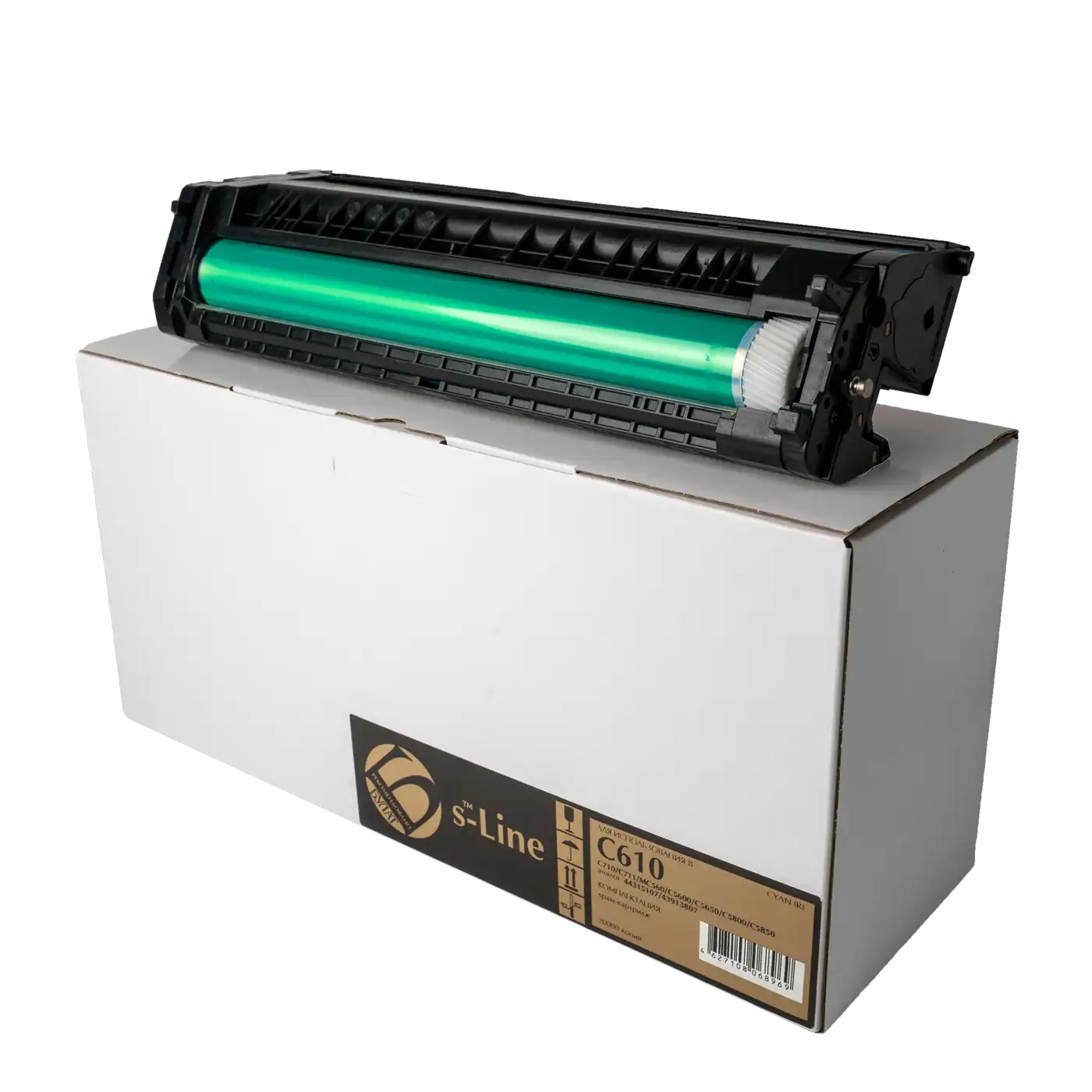 Драм-картридж голубой для принтеров Oki C610/C710/C711, 20000 страниц