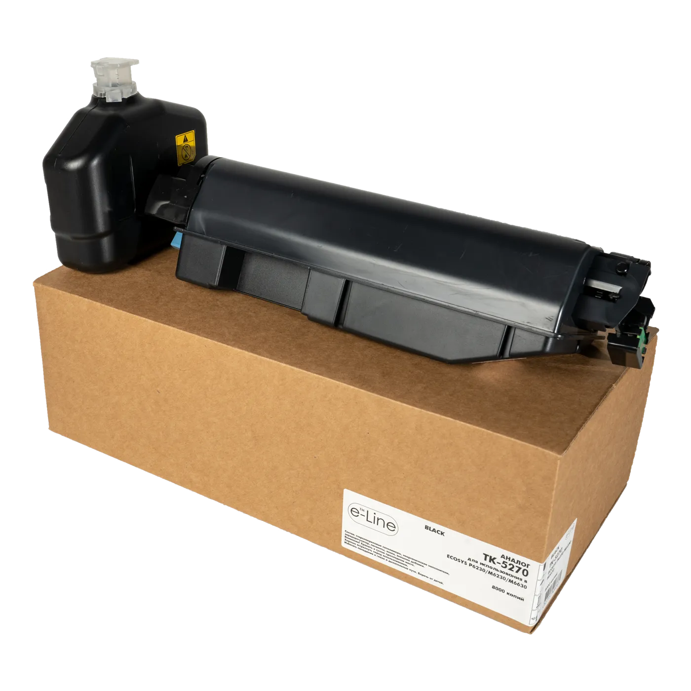 Тонер-картридж e-Line TK-5270K чёрного цвета для Kyocera ECOSYS P6230