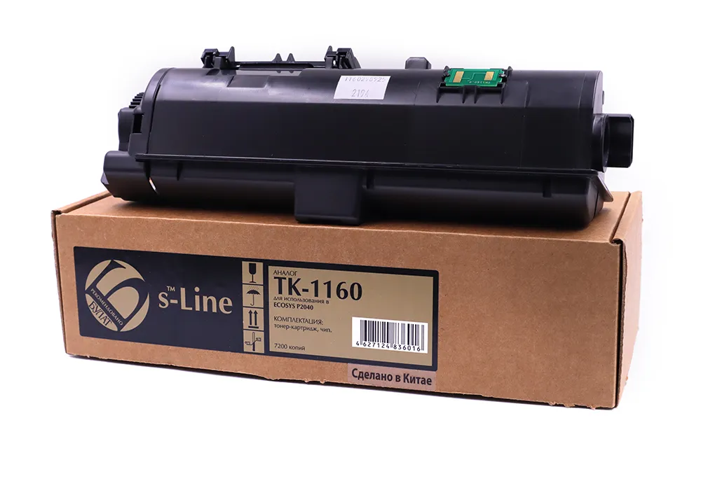 Тонер-картридж БУЛАТ s-Line TK-1160XL для принтера Kyocera ECOSYS P2040