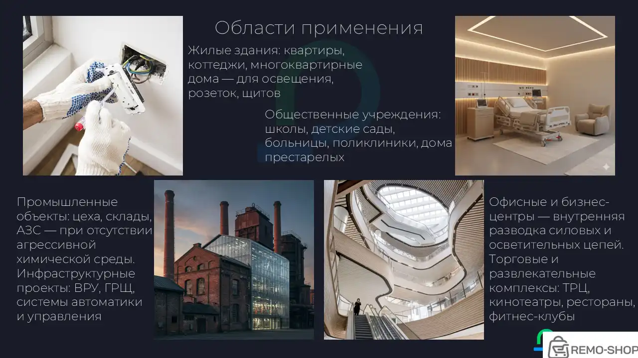 Провод ПуГВнг(А)-LS 1×50 мм² белый фото 3