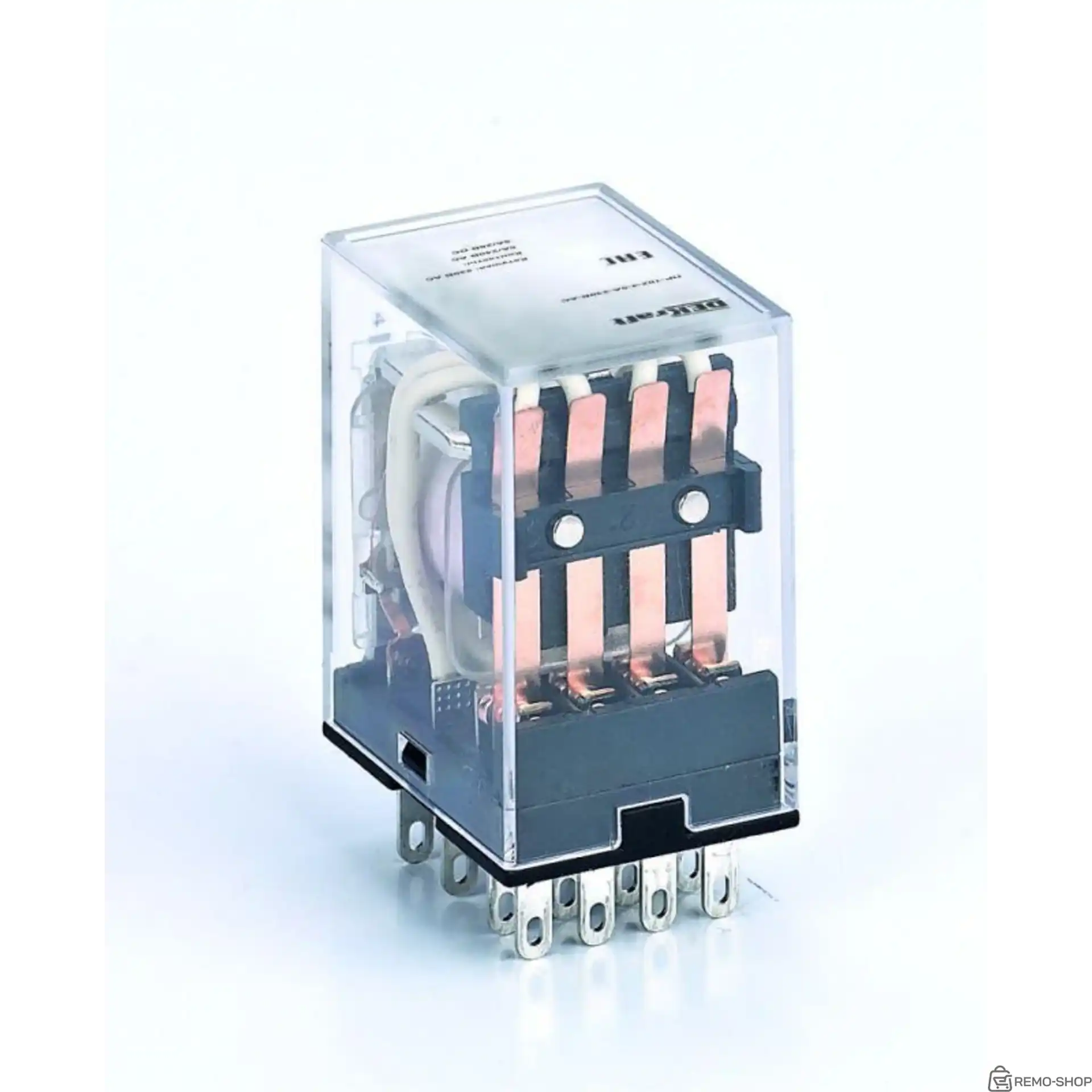 Промежуточное реле ПР-102 5А 24В DC 4 контакта с LED-индикацией