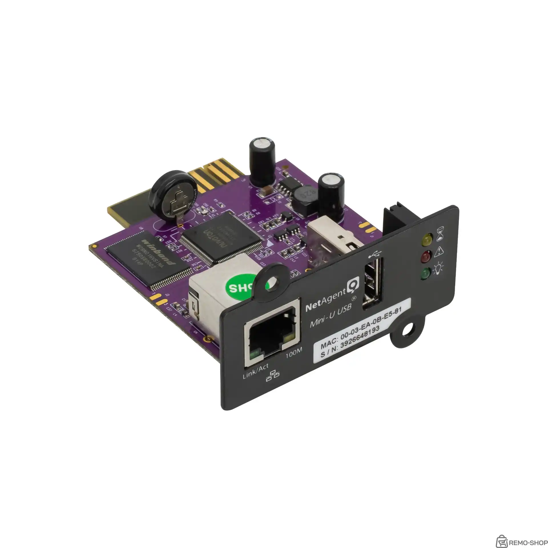 Модуль удаленного мониторинга SNMP DS807 для ИБП