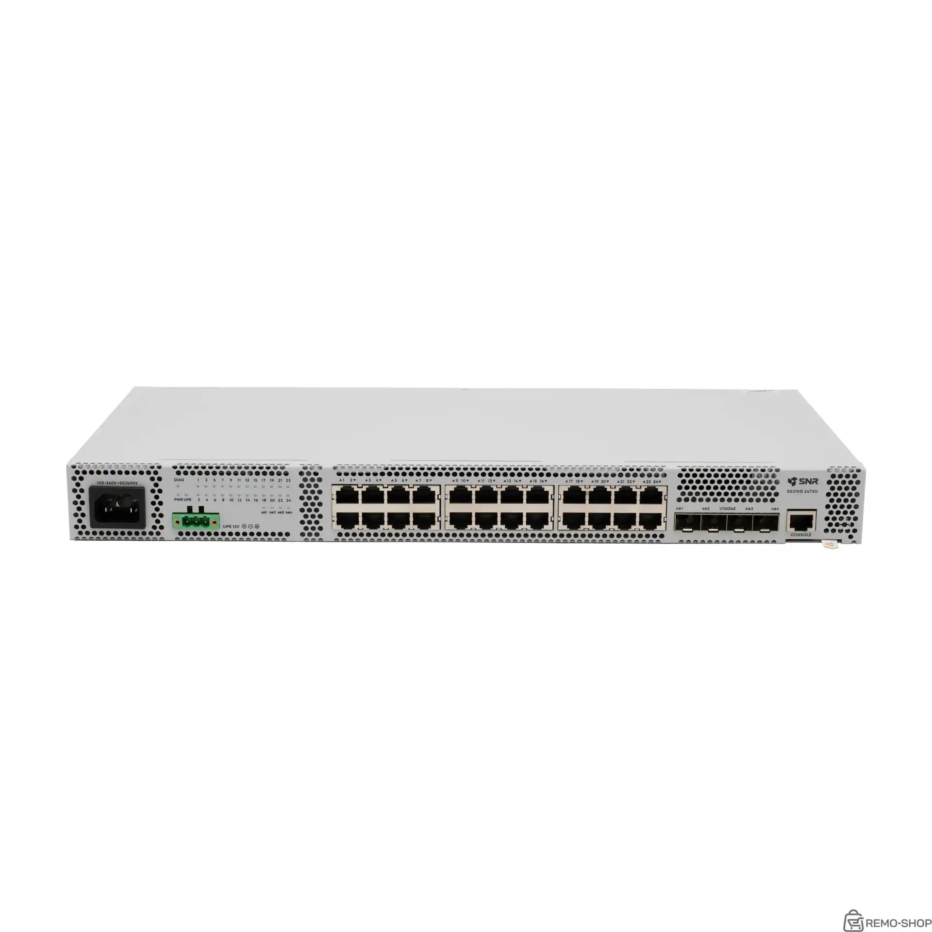 Управляемый гигабитный коммутатор L2+ SNR-S5210G-24TX-UPS-R с резервированием питания