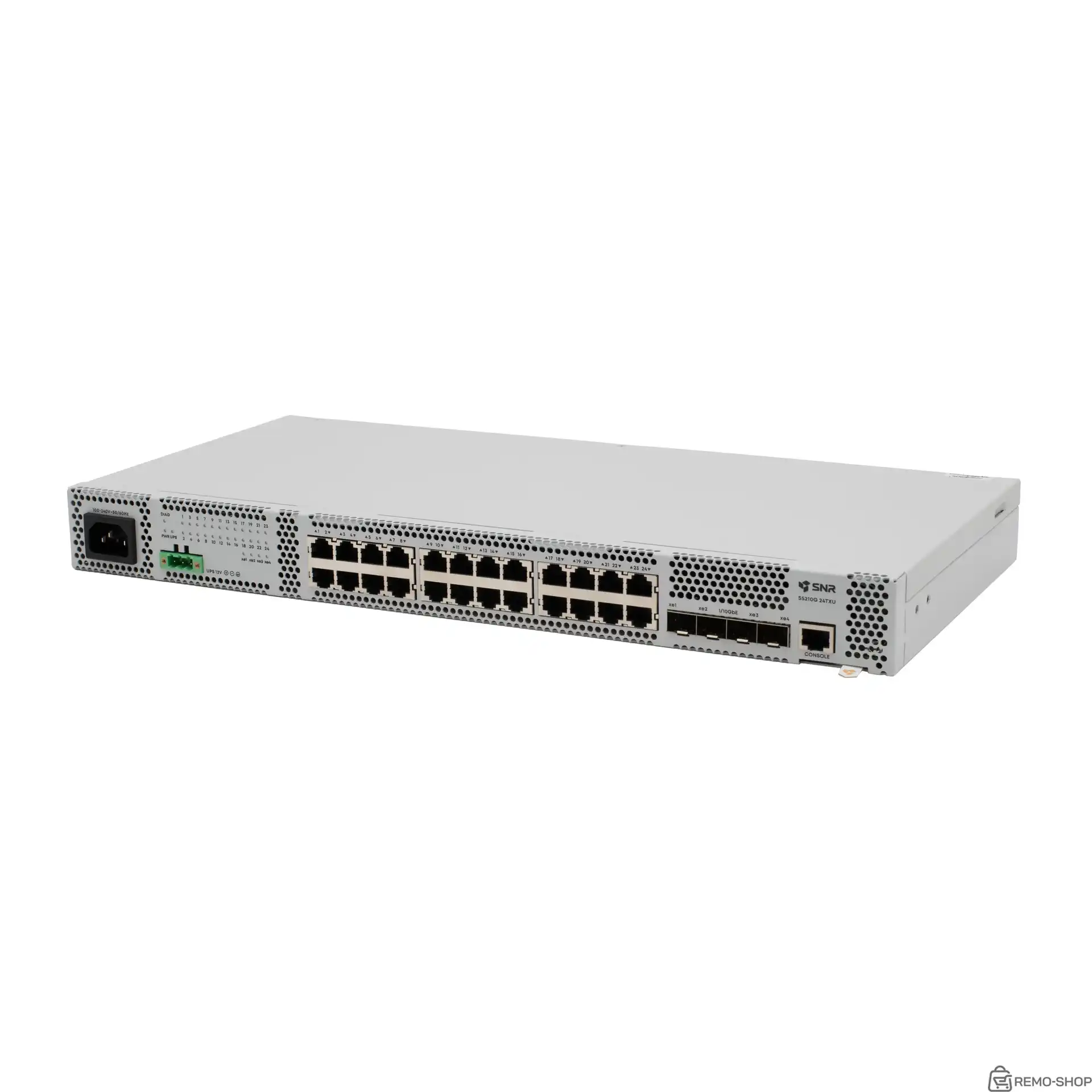 Управляемый гигабитный коммутатор L2+ SNR-S5210G-24TX-UPS-R с резервированием питания фото 2