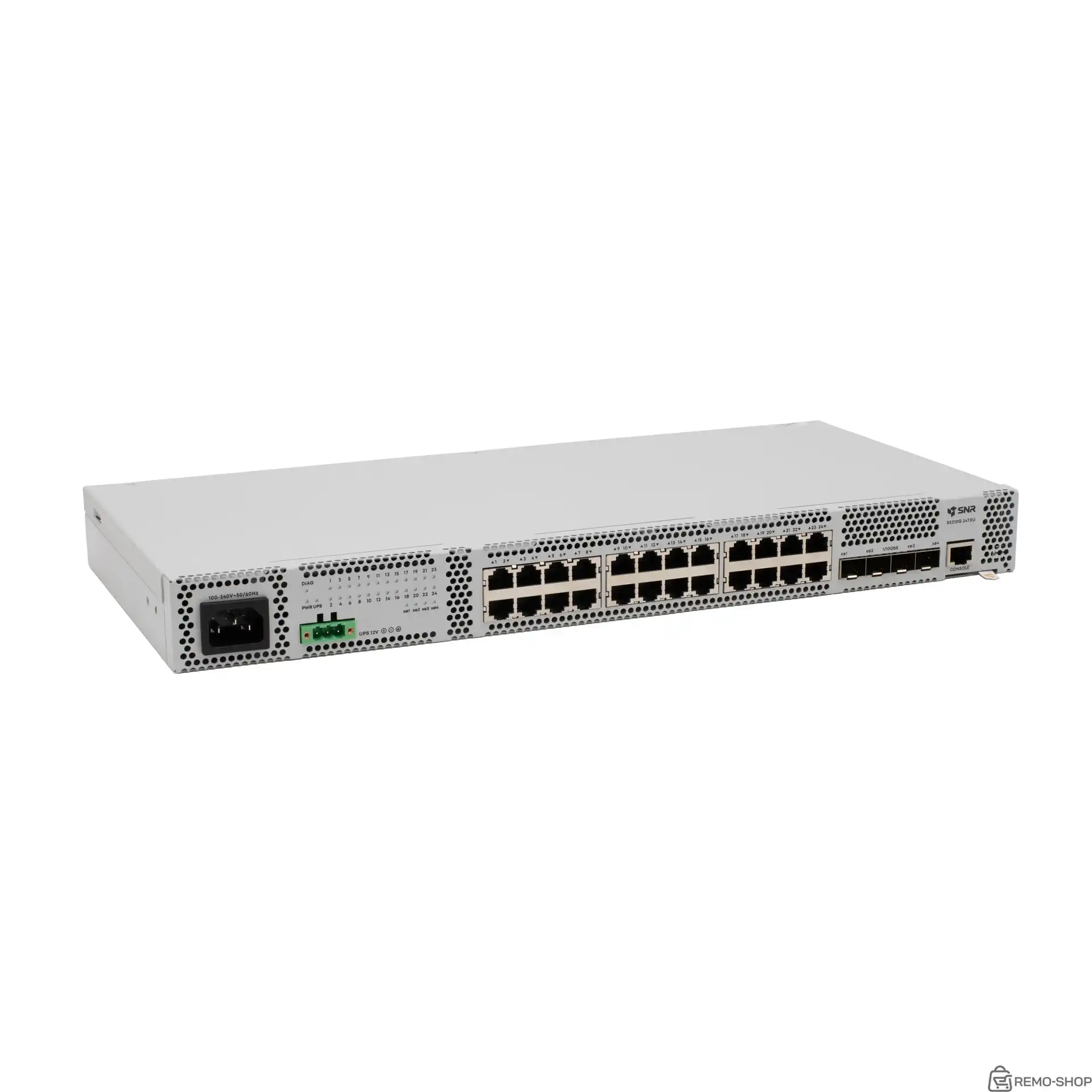 Управляемый гигабитный коммутатор L2+ SNR-S5210G-24TX-UPS-R с резервированием питания фото 3