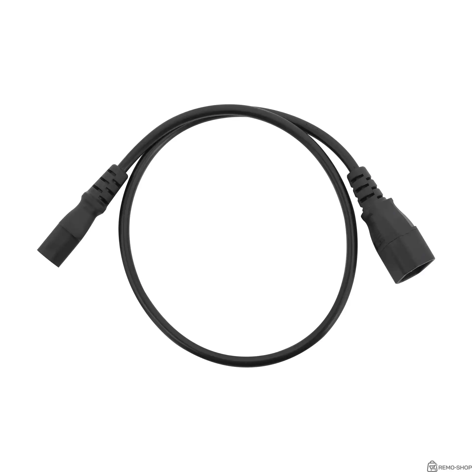 Кабель питания IEC320-C14/IEC320-C13, 220В, 10А, 0.6 м фото 3