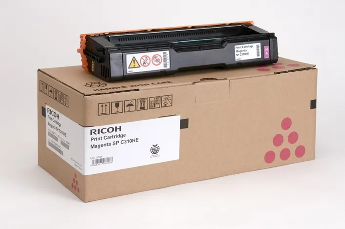 Картридж Ricoh SPC310HE малиновый (4,6K) для SP C231/C232/C311/C312/C320/C242/C342 фото 2