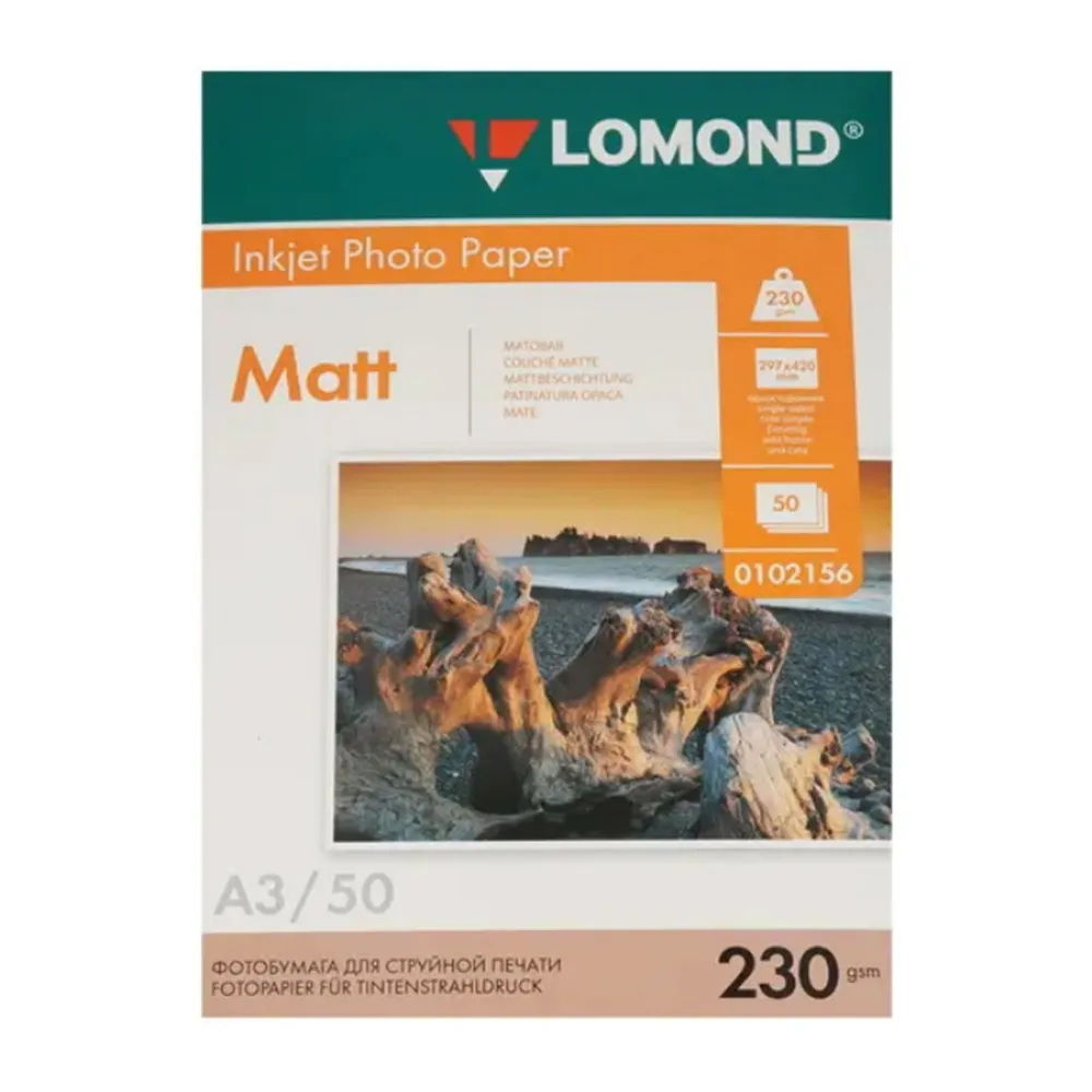 Фотобумага Lomond матовая односторонняя A3 230 г/м² 50 листов фото 2