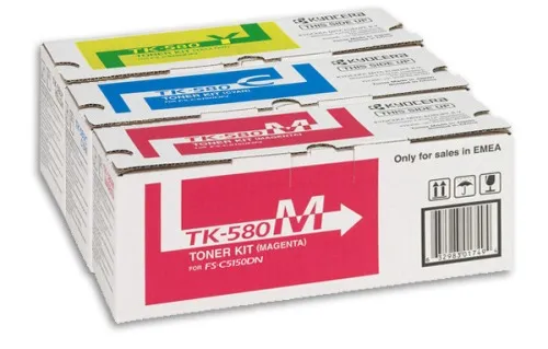Тонер-картридж Kyocera TK-580C голубой