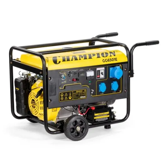Генератор бензиновый Champion GG6501E+ATS (5/5,5 кВт, 16 л.с., 12 В) фото 3