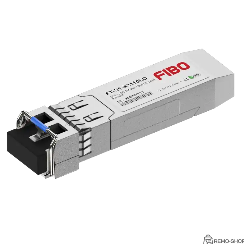 Трансивер FIBO FT-S1-X3110LD SFP модуль, 1.25G, 10 км, TX 1310 нм, DDM, LC фото 3 Трансивер FIBO FT-S1-X3110LD SFP модуль, 1.25G, 10 км, TX 1310 нм, DDM, LC фото 3