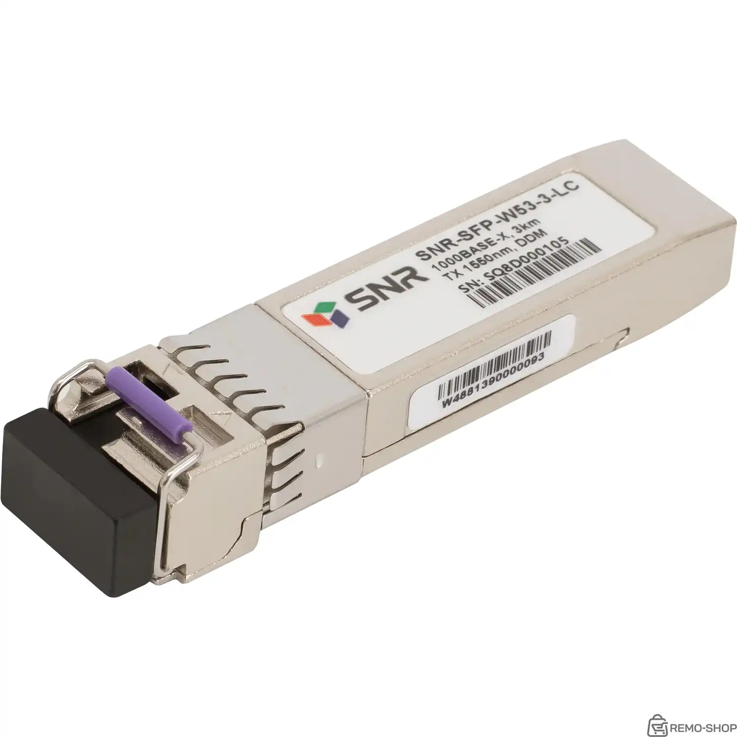Трансивер SFP WDM, дальность передачи до 3 км, разъем LC, длина волны 1550 нм фото 2