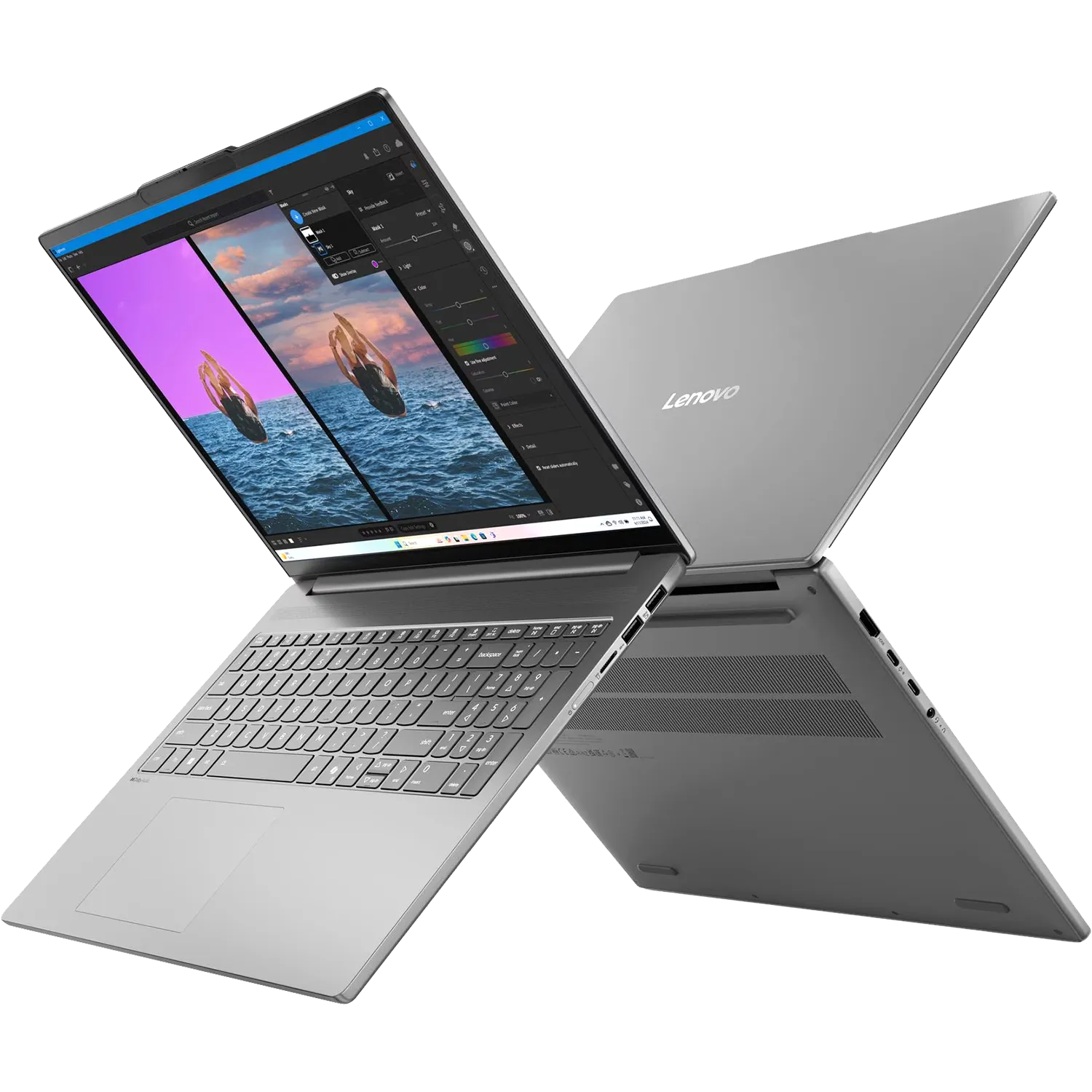 Ноутбук Lenovo IdeaPad Slim 5 16AHP10 16" OLED (2880x1800) AMD Ryzen 7 8845HS / 16 ГБ DDR5 512 SSD Radeon 780M без ОС Luna Grey