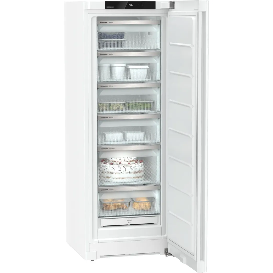 Морозильные камеры LIEBHERR/ Online-exclusive.Pure, NoFrost, 6 контейнеров, в. 165,5 см, ш. 60 см, класс ЭЭ A, внутренние ручки, белый цвет фото 3