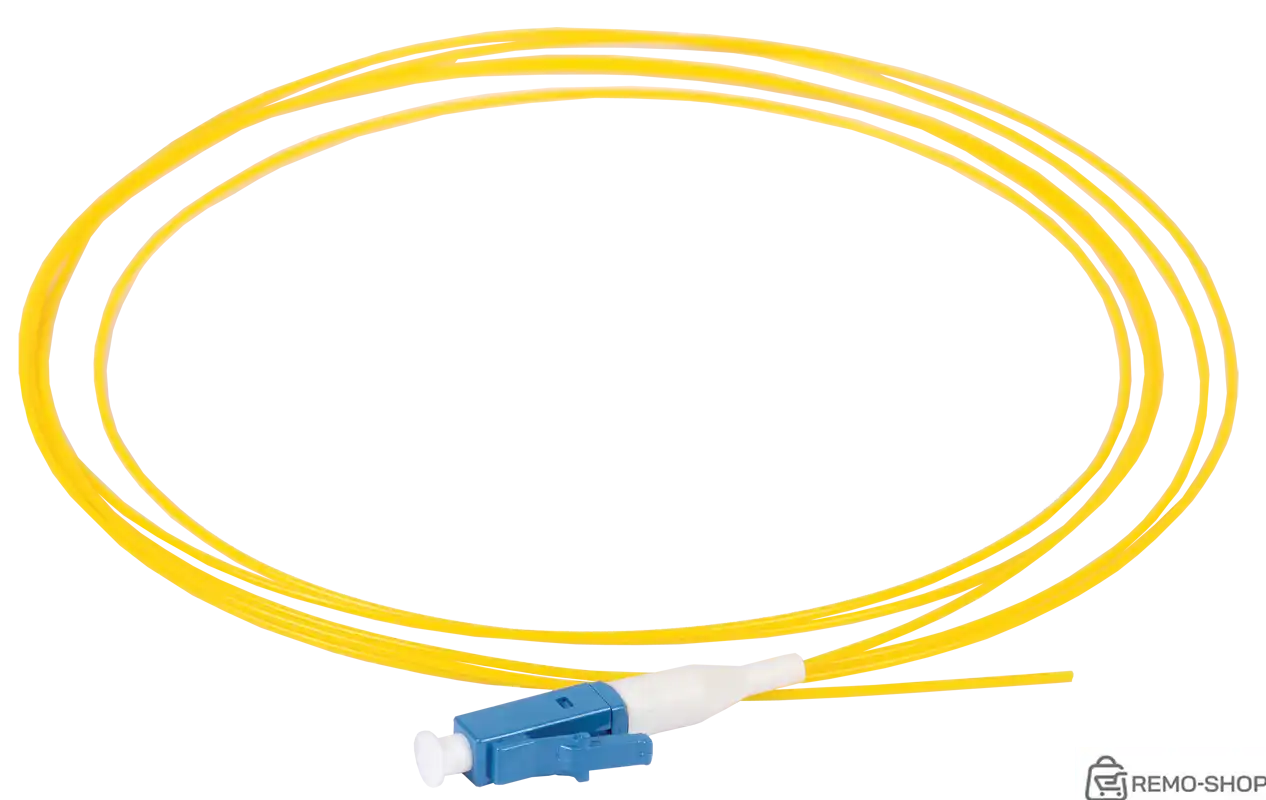 Оптический пигтейл, (SM), 9/125 (OS2), LC/UPC, LSZH, 1,5м