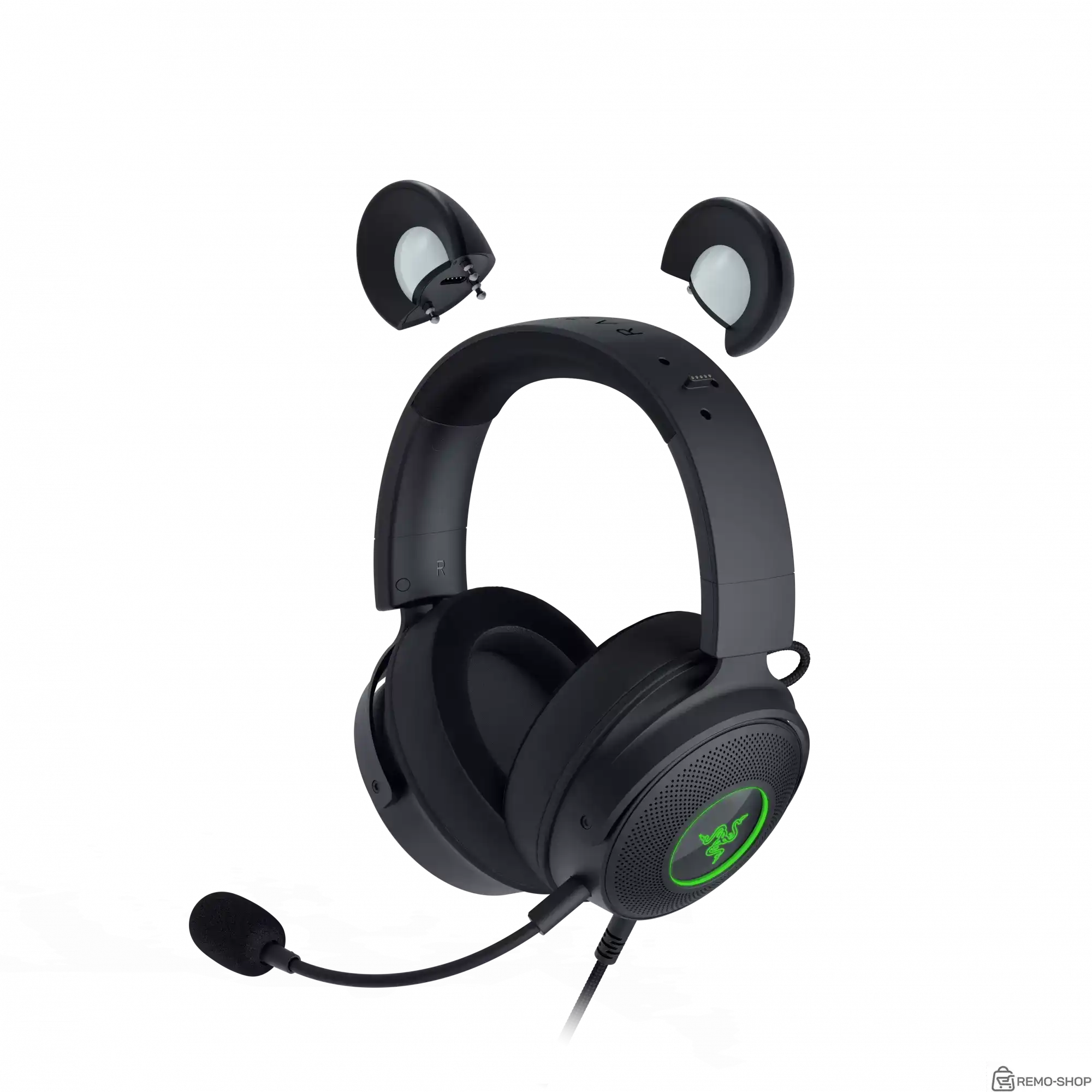 Гарнитура Razer Kraken Kitty Ed. V2 Pro - Black Headset/ Razer Kraken Kitty Ed. V2 Pro Black Headset фото 3 Гарнитура Razer Kraken Kitty Ed. V2 Pro - Black Headset/ Razer Kraken Kitty Ed. V2 Pro Black Headset фото 3