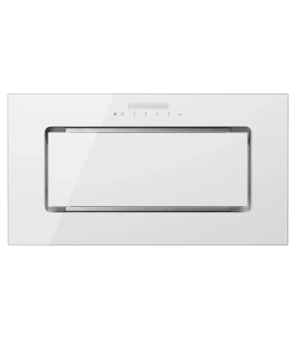 Вытяжка встраиваемая Kuppersberg/ KITCHEN RETAIL / Вытяжка встраиваемая Kuppersberg, 4 скорости, турбо режим, интенсивный режим, таймер, сенсорное управление, светодиодное освещение, цвет белый фото 3