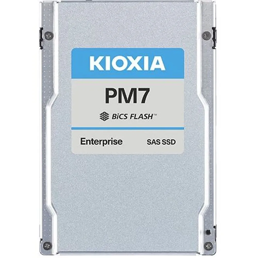 Серверный твердотельный накопитель/ KIOXIA SSD PM7-R, 1920GB, 2.5" 15mm, SAS 24G, TLC, R/W 4200/3400 MB/s, IOPs 720K/155K, TBW 3504, DWPD 1 (12 мес.)