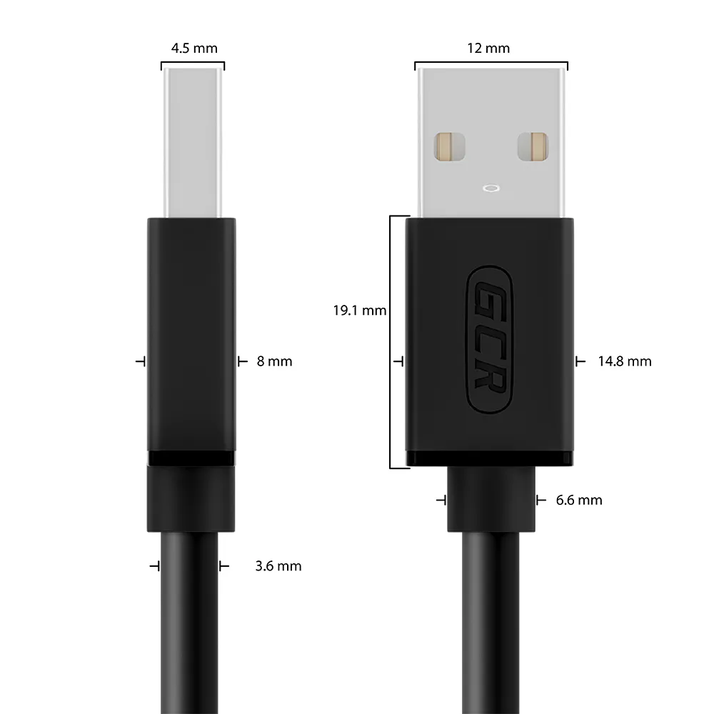 Greenconnect Кабель 1.0m USB 2.0, AM/AM, черный, 28/28 AWG, экран, армированный, морозостойкий, GCR-UM2M-BB2S-1.0m фото 3