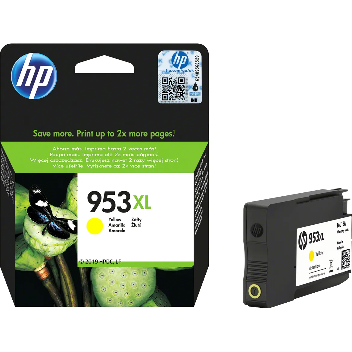 Картридж HP 953XL желтый