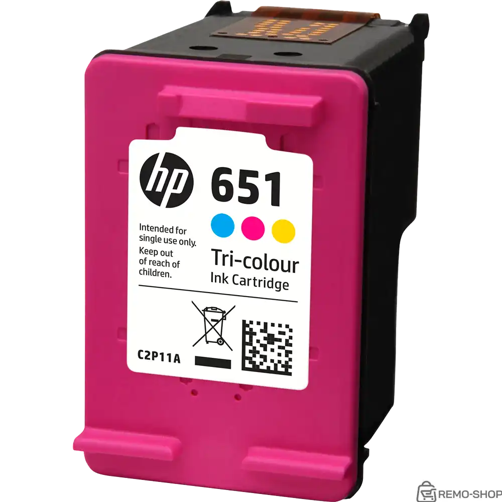Оригинальный цветной картридж HP 651 для струйных принтеров фото 3