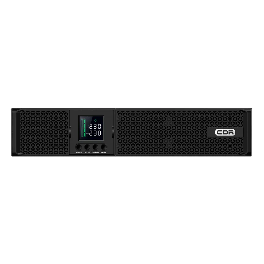 Стоечный линейно-интерактивный ИБП/ ИБП CBR [PLS-1.5KRT-8I-LCHERSC] Line Interactive Smart 1500/1350 RT 8 x C13, LCD, HID-USB, RS232, EPO, SNMP slot