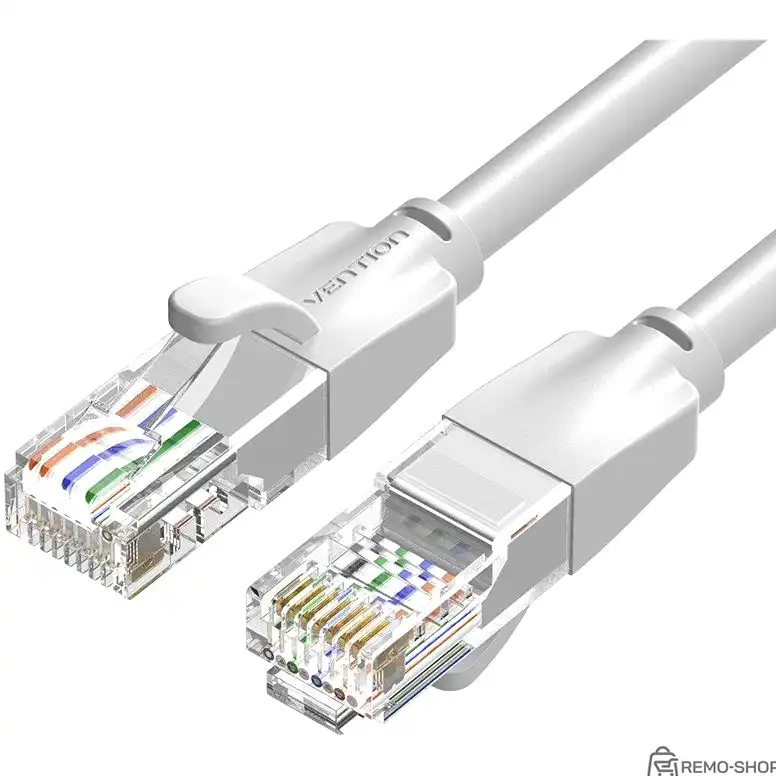 Патч-корд Vention прямой UTP cat.6, RJ45 - 2м. Серый