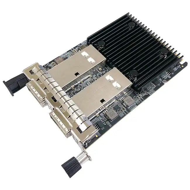 Сетевая карта/ 2-Port 100G QSFP56 NIC Ethernet Fiber Adapter for OCP 3.0, chipset BCM57508 фото 2