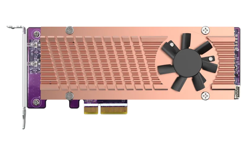Карта расширения QNAP QM2-2P-244A с двумя слотами M.2 NVMe