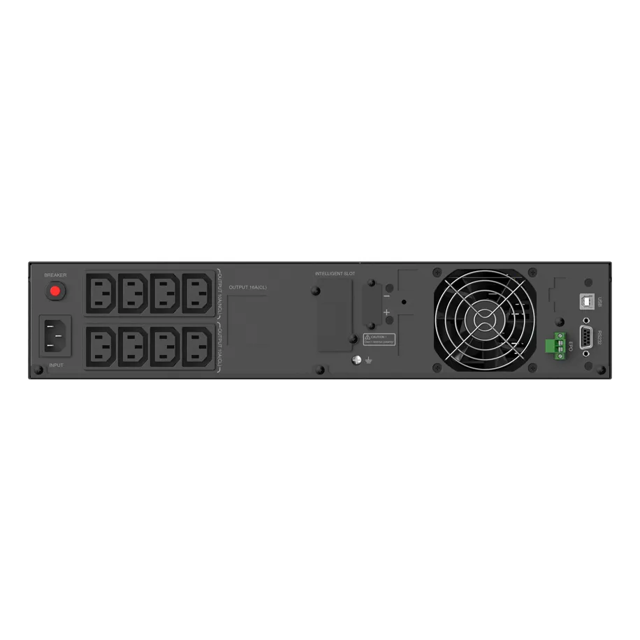 ИБП CBR Line Interactive Smart 1000/900 RT с LCD дисплеем и 8 розетками C13 фото 3