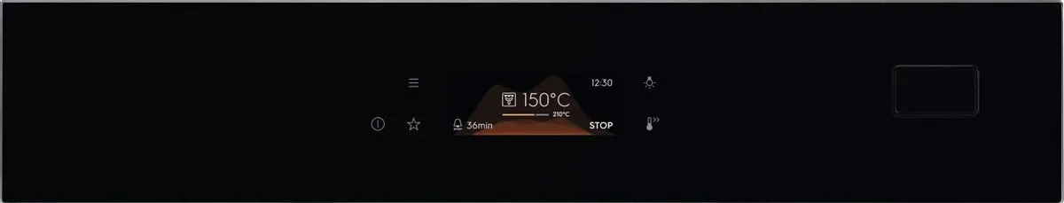 Встраиваемые электрические духовки ELECTROLUX/ электрический духовой шкаф с конвекцией, приготовление на пару, объем 70 л, 22 режима, автопрограммы, очистка паровая, направляющие проволочные + телескопические (1 уровень), термощуп фото 2