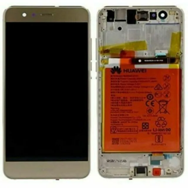 Передняя панель в сборе Huawei P10 Lite золотистого цвета фото 2