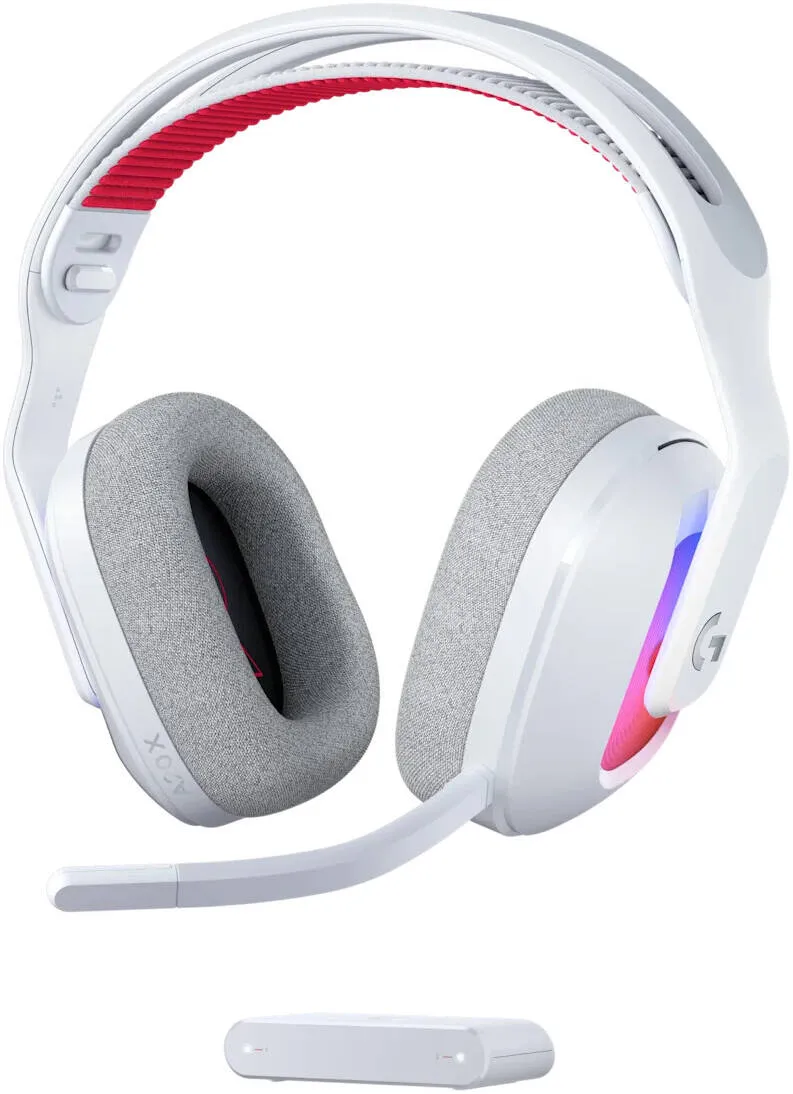 Logitech G A20 X Wireless Gaming Headset White фото 2